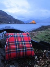 Load image into Gallery viewer, Royal Stewart Kilt Cushion – Handmade Scottish Charm for Your Home