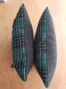 Maclean Hunting Ancient Highland Kilt Cushion - Set (Plain/Kilt)